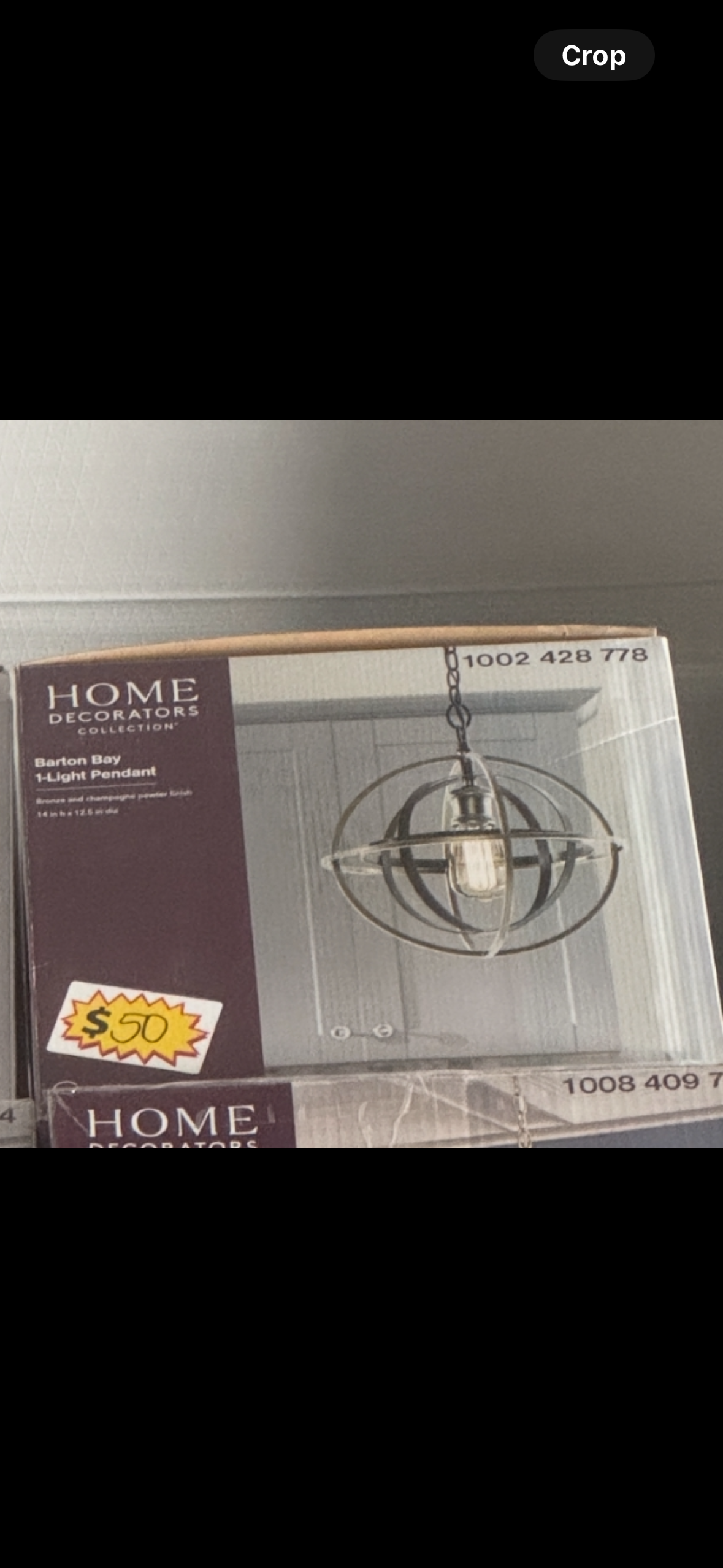 Barton Bay 1-Light Bronze and Champagne Pewter Orb Mini Pendant Hangling Light