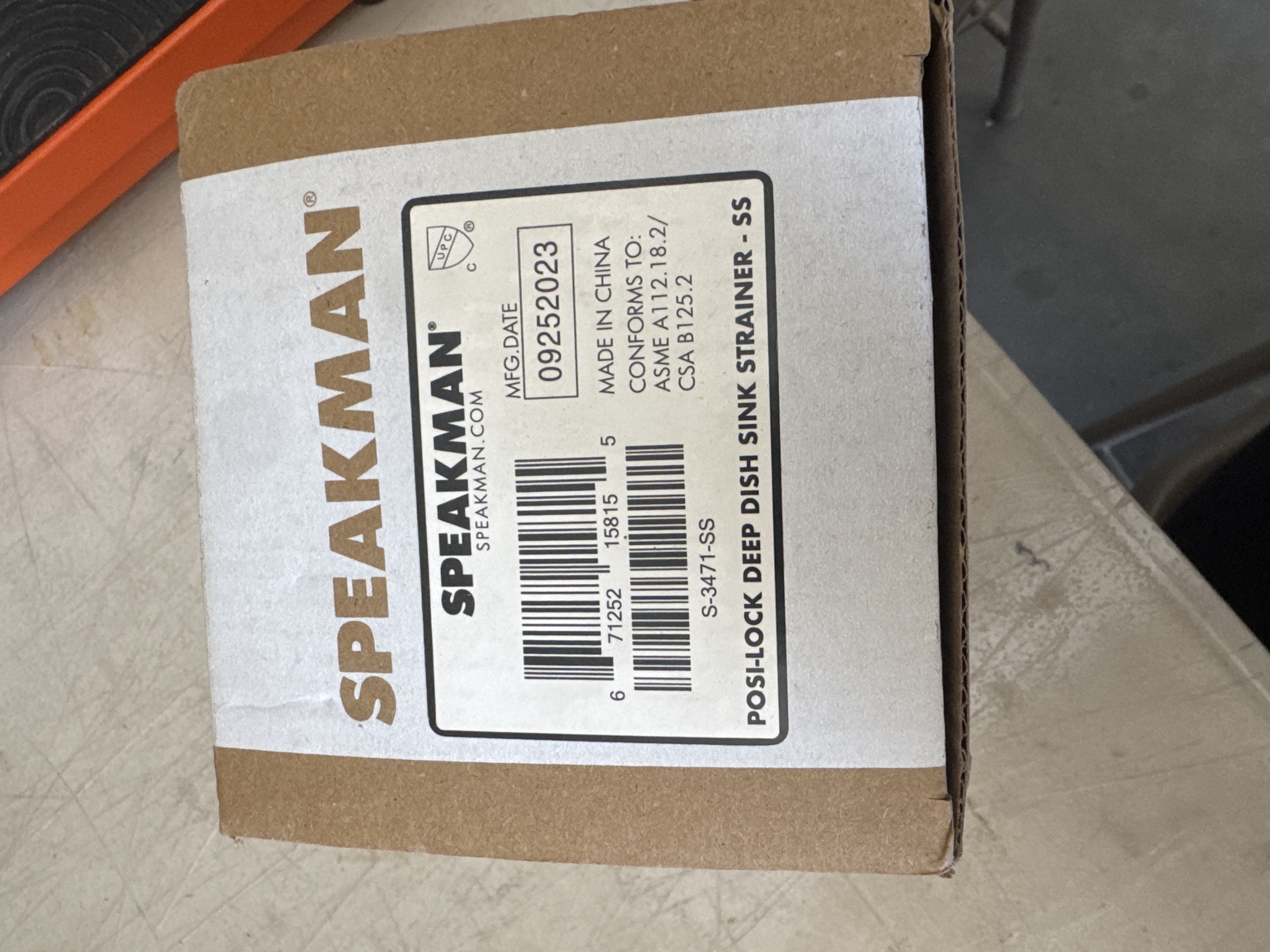 Speakman 1-1/2" Brass and Stainless Steel Basket Strainer